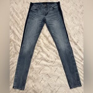 Pac Sun Two Tone Comfort Stretch Skinny Jeans